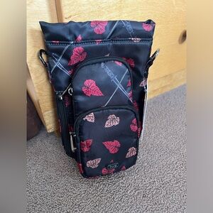 LUG Huggie Wide Crossbody Bottle Holder -              Dagger Rose NWT